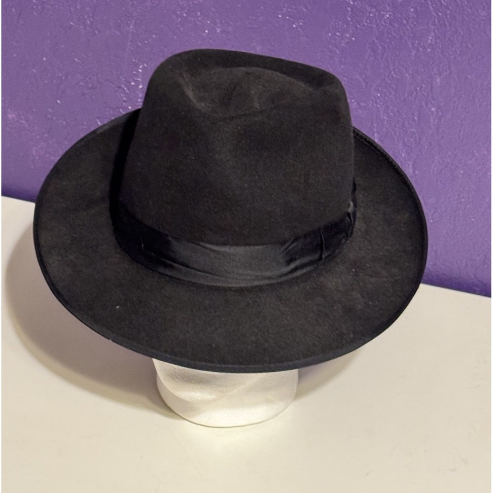 Akubra Stylemaster Pure Fur Felt Hat Size CM 58 Black Australia